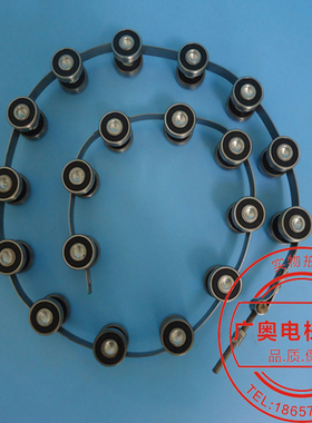 扶梯回转  蒂森非标608 链条19节 滚轮板条6082RS 扶梯 配件