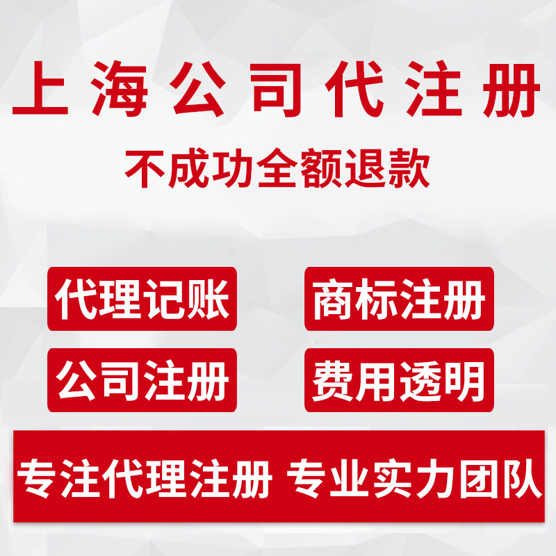 上海公司注册公司营业执照注册公司注册代理记账做账报税法人变更