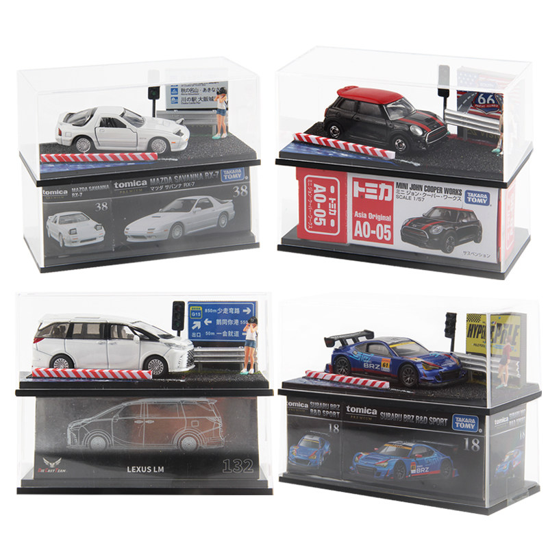 新作模型1比64车模水景场景盒