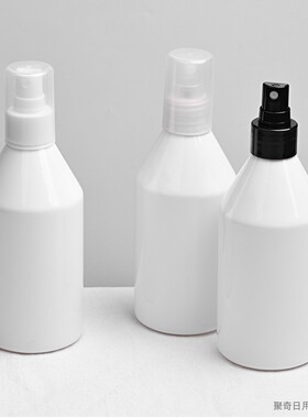 透明塑料300ml小喷壶白色分装瓶