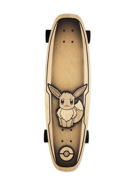 美国代购宝可梦中心2025宝可梦×BearWalker伊布滑板