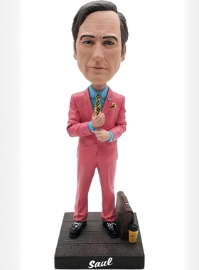 美国代购Royal Bobbles可点头手办摆件BCS风骚律师Saul Goodman