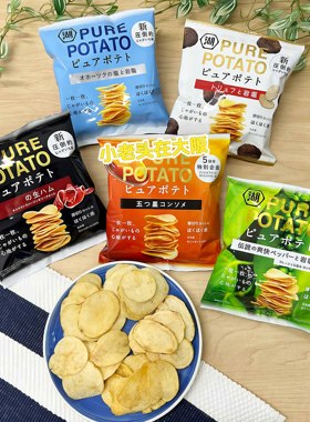 日本直邮湖池屋厚切薯片休闲零食