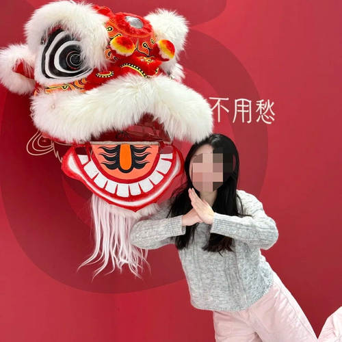 醒狮狮头舞狮南狮广东醒狮
