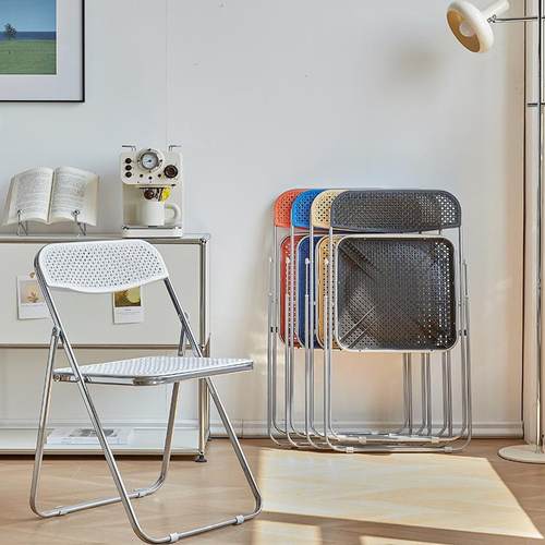 拍照藤编塑料椅子凳子餐椅