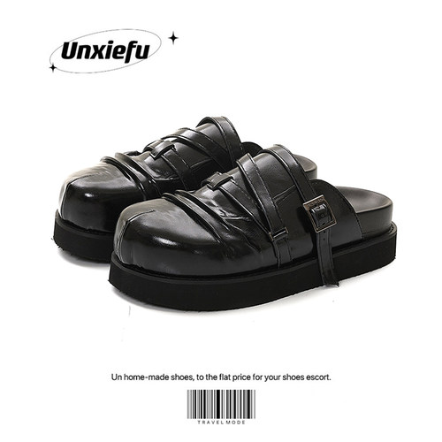 UNZIZHI原创设计厚底勃肯鞋