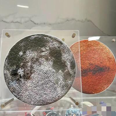 亚克力平面透明拼图相框