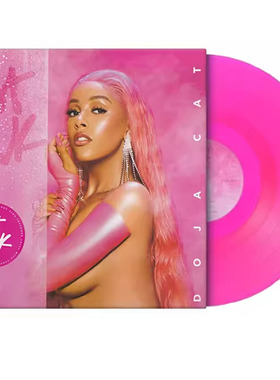 正版现货 豆荚猫 Doja Cat Hot Pink限量粉胶LP黑胶唱片12寸