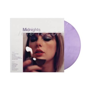 正品 Taylor Swift Midnights 薰衣草紫 彩胶 黑胶唱片LP Target