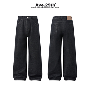 13盎司A字直筒微喇阔腿通勤神裤 Ave.29th经典 原牛baggy牛仔长裤