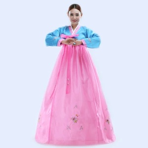 Женская сцена Hanbok Женская сцена с большим дворцом Daily Fresh Essentials Традиционные танцевальные юбки для одежды