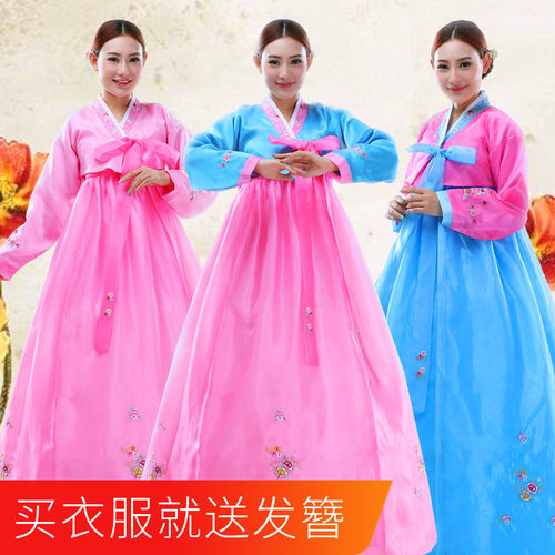 传统古代朝鲜族婚礼大长今韩服