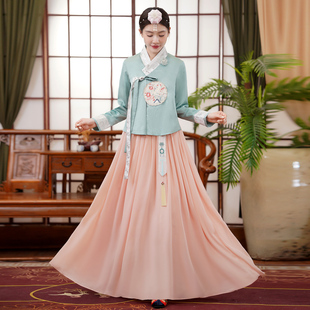 韩服写真大长今韩国民族阿里郎服饰表演长裙团体新款礼服女装服装