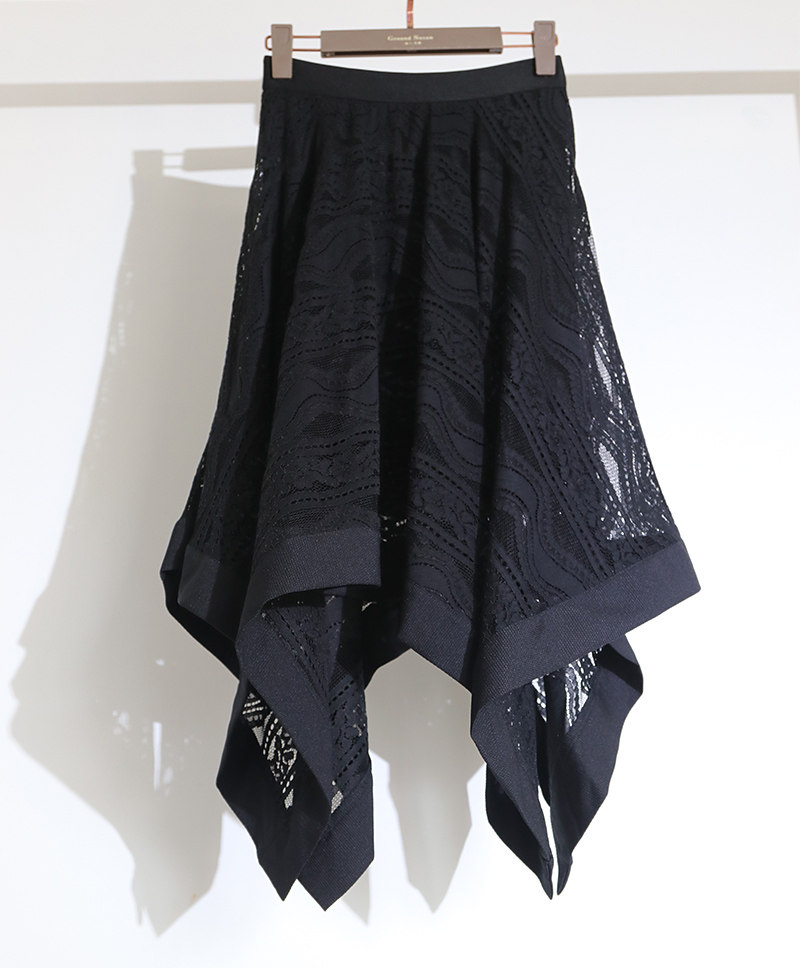 黑色不规则一片式时尚特色款半身裙蕾丝网纱秋季外单女裙优质特惠在类目 女装/女士精品, 半身裙中 - 来自Buy2taobao.com提供专业的淘宝代购服务