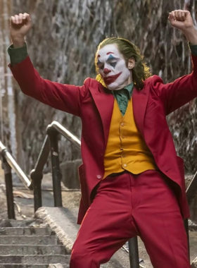 小丑joker服装舞台角色扮演套装