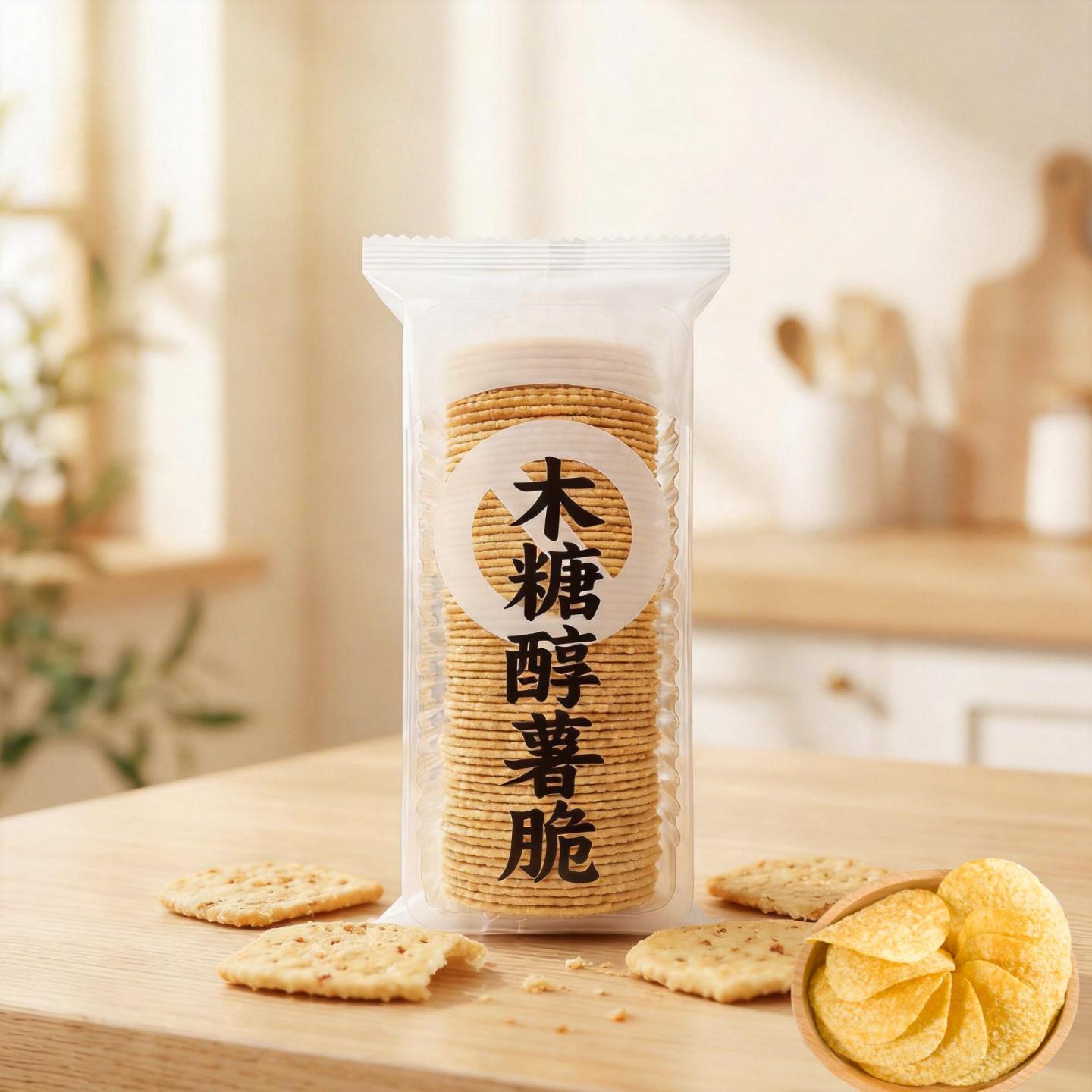 咔嚓酥脆!木糖醇薯脆韧性薄饼