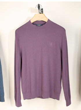 金利来男装羊绒衫男士半高领纯羊绒2023新款毛衣MRMF33914111-46