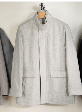 金利来男装棉衣2024专柜正品纯羊绒厚款棉服外套MXSGA1913004-17