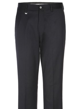 金利来男装西裤夏季黑色修身羊毛纯色男士上班裤子MPD21251709-99