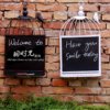 European style Retro Iron Birdcage blackboard Wall hanging Wall hangings Wall decoration Cafe clothing shop decorate blackboard Message boards