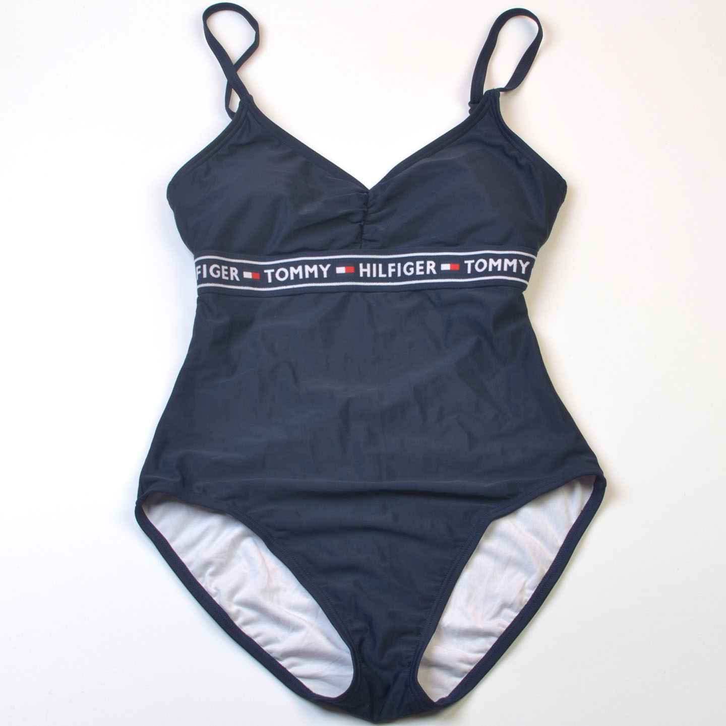 美国品牌Tom**海边纯色简约连体泳衣时尚度假泳装多款带胸垫