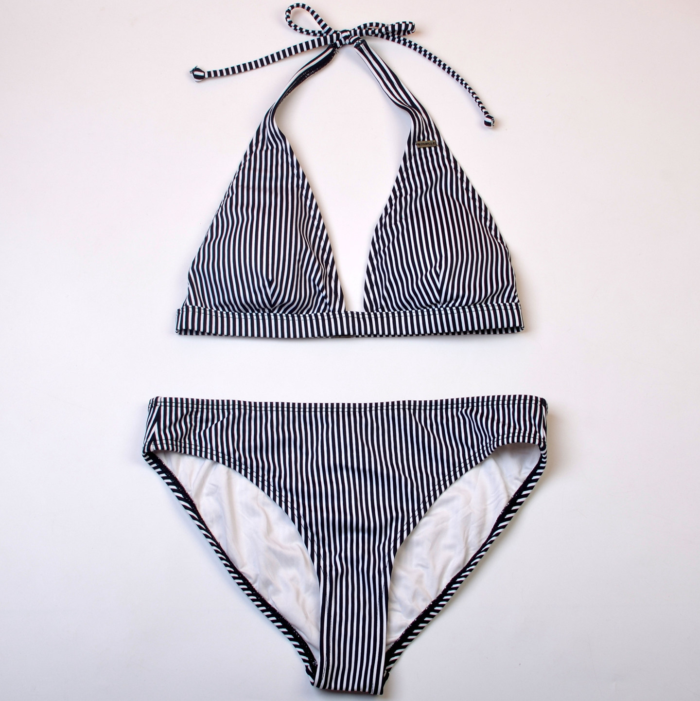 澳洲冲浪品牌ONE**条纹聚拢比基尼罩杯百搭bikini时尚泳衣女款