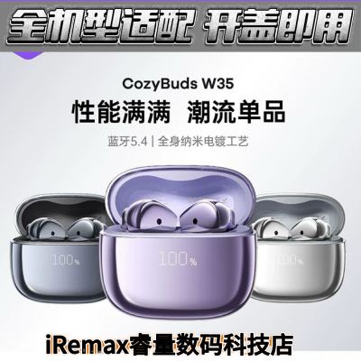 Remax金属降噪低延时真无线耳机