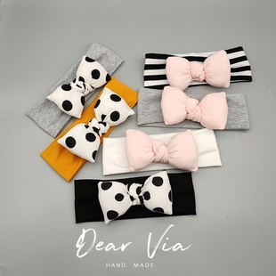 ins婴儿发带护囟门帽宝宝发箍男宝女宝新生卤门头饰韩国可爱超萌