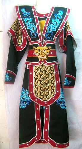 戏剧服装古装盔甲将军武生改良