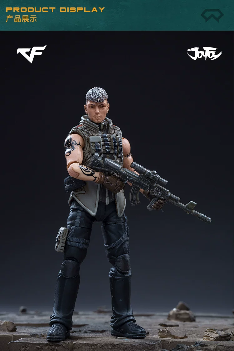 Joytoy Dark Source 1/18 Пересечение огня [Wolf White Wolf] 3.75 Подвижная кукла Военная модель