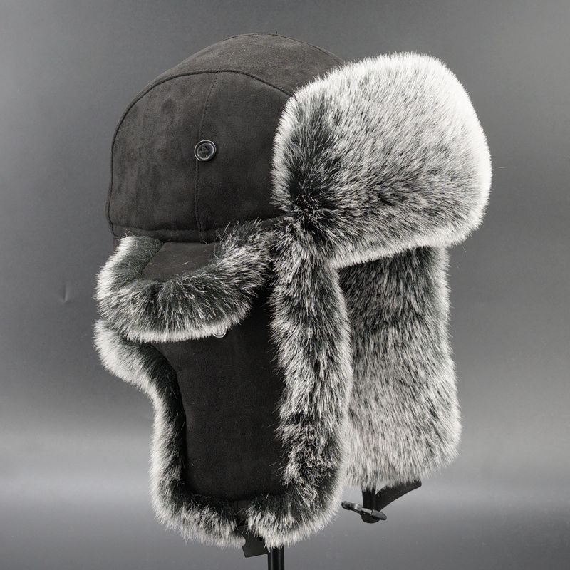 户外护耳vison雷锋帽男女保暖冬