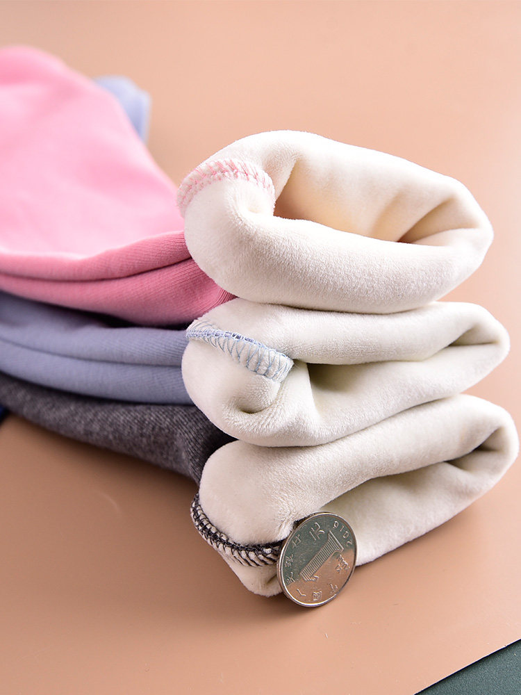 따뜻한상의 벨벳 가디건 두꺼운 어린이 순면 바닥 셔츠 속옷상의 가을 옷 일체형 겨울 옷