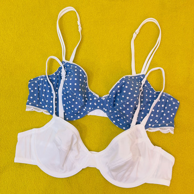 超薄大胸显小内衣女裸感钢圈夏薄款2025新款爆款透气光面文胸胸罩