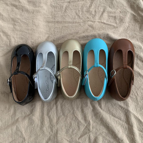 宝宝公主鞋小众复古百搭单鞋