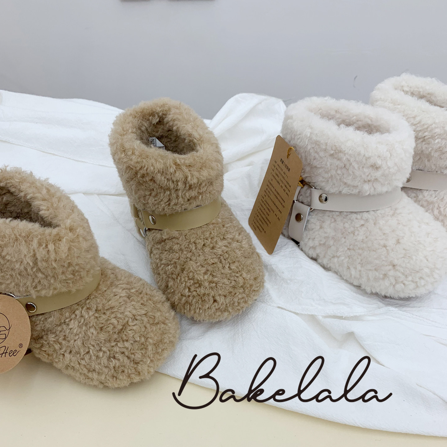 2025韩版冬季新款儿童复古毛毛靴女童低筒短靴软底百搭保暖鞋棉靴,童鞋/婴儿鞋/亲子鞋,棉靴,淘宝优惠券,粉丝福利购,淘宝优惠卷