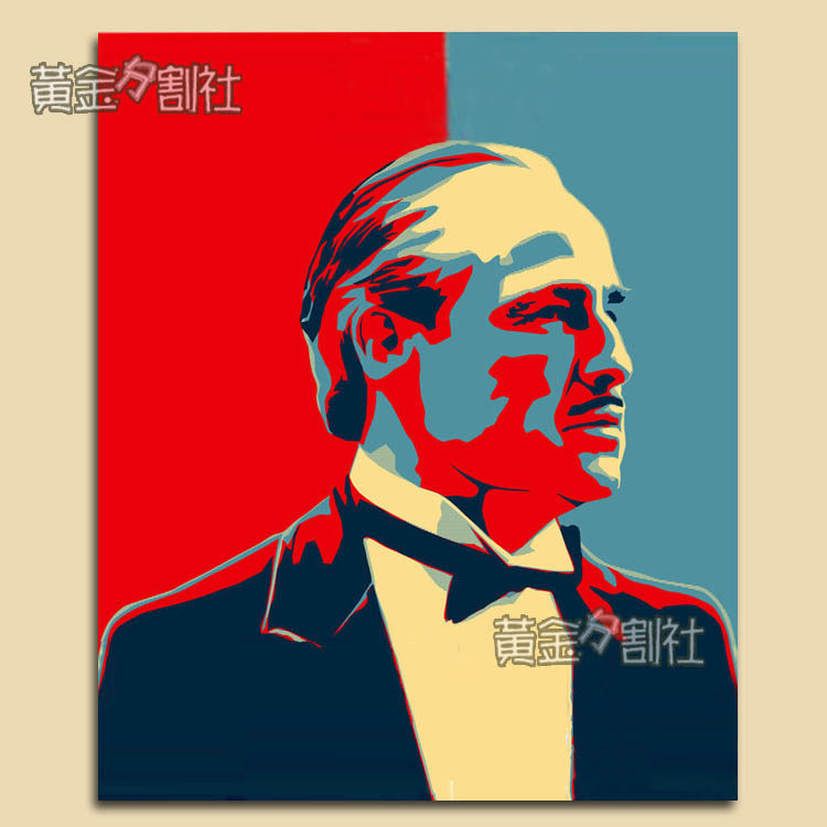 Golden Hand drawn Oil Painting Reminiscence Pope Figure painting villa hotel Office Hanging picture Godfatherin the Home accessories , Decorative painting , Painting  category - from Buy2taobao.com to provide professional Taobao agent buy service