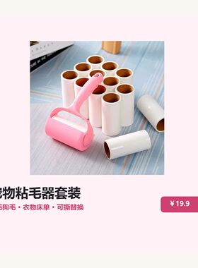 无品牌宠物粘毛器强力除毛套装