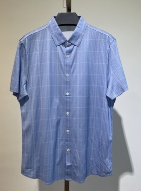 AD305男士新款翻领商务休闲桑C丝＋棉舒适凉爽夏季短袖175码