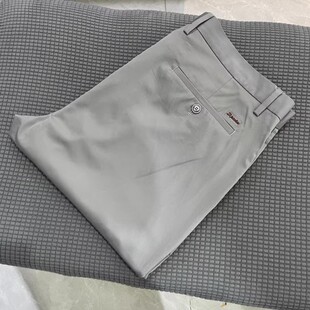 商务休闲裤 男士 夏季 薄款 子 BK599 中青年男冰丝面料高端长裤 38码