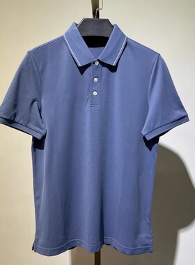 AD135 夏季新款短袖T恤男士翻领纯色运动休闲半袖百搭上衣