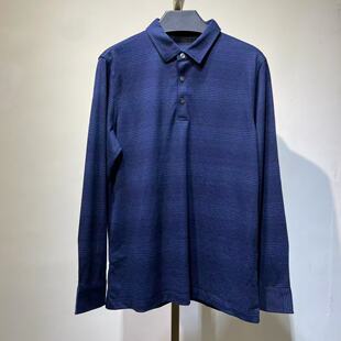 春秋薄款 男士 翻领长袖 T恤时尚 百搭上衣 DC597 休闲款 170码