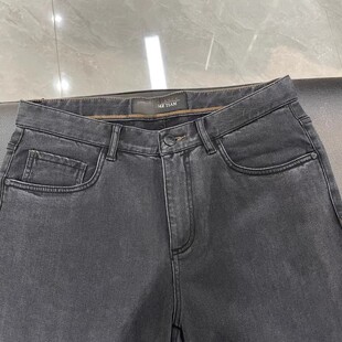 AK78男士牛仔裤新款秋季商务休闲宽松百搭直筒男裤工装弹力长裤子