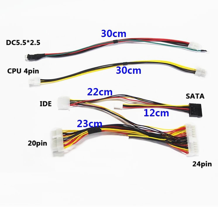 DEBROGLIE 250W 12V输入 DC-ATX转换固态 电源模块 24PIN IDY ITX 电子元器件市场 电源 原图主图