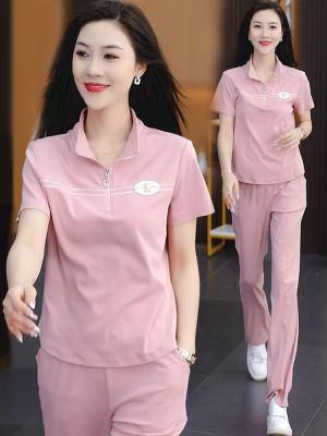 运动套装透气运动休闲女