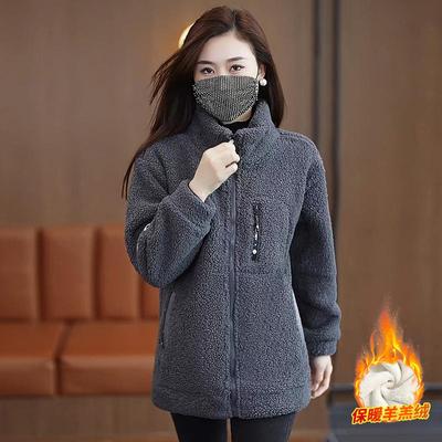 羊羔毛外套女秋冬款2025新款爆款