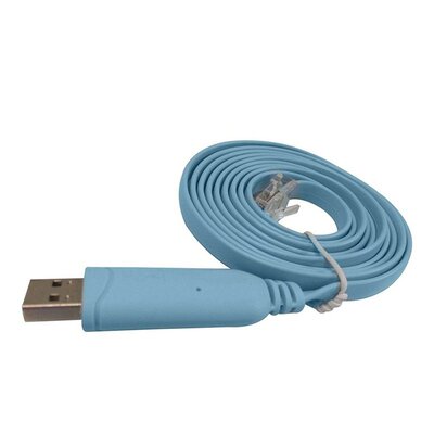 1pc 1.8M USB To RJ45 USB To RS232 Serial To RJ45 CAT5 Consol
