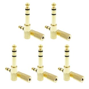 10Pcs Headphone Amplifier 3.5mm Female to 6.5mm Male Connect