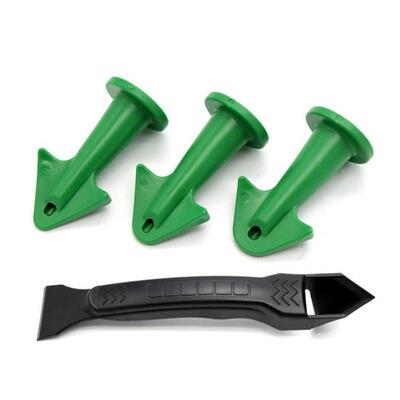 Caulk Nozzle Scraper Set Reusable Sealant Angle Scraper Sili