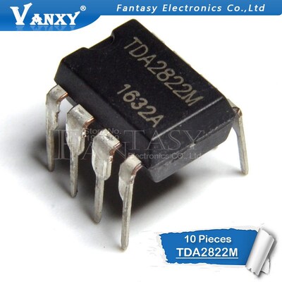 10PCS TDA2822M DIP8 TDA2822 DIP 2822M DIP-8 new and original