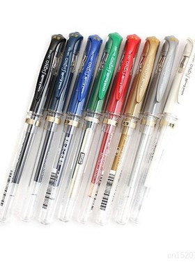 Uni Ball Signo Broad UM 153 Gel Pen White Blue Red Black Si
